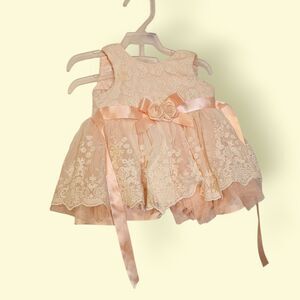 Bonnie Baby lace dress 3-6M